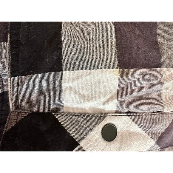 Volcom Plaid Jacket M Men Insulated Water Repellant Outdoor Black Skate Shirt - Picture 12 of 12